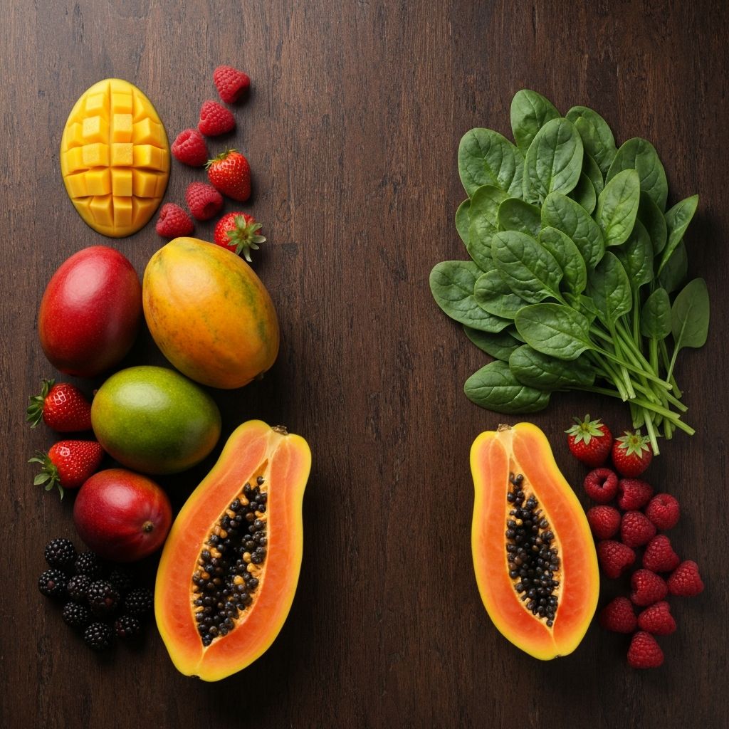 Antioksidan dalam buah dan sayuran segar